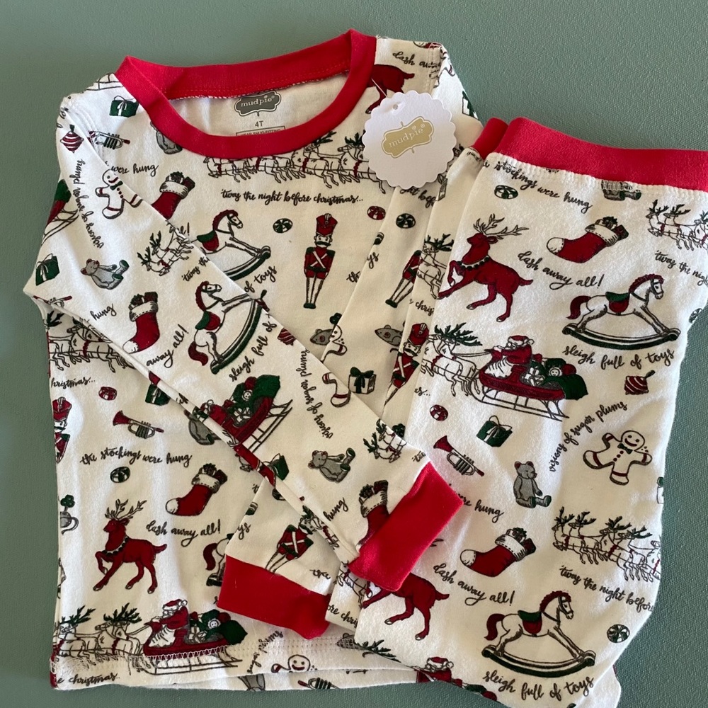 Mud Pie Baby Christmas Pajamas